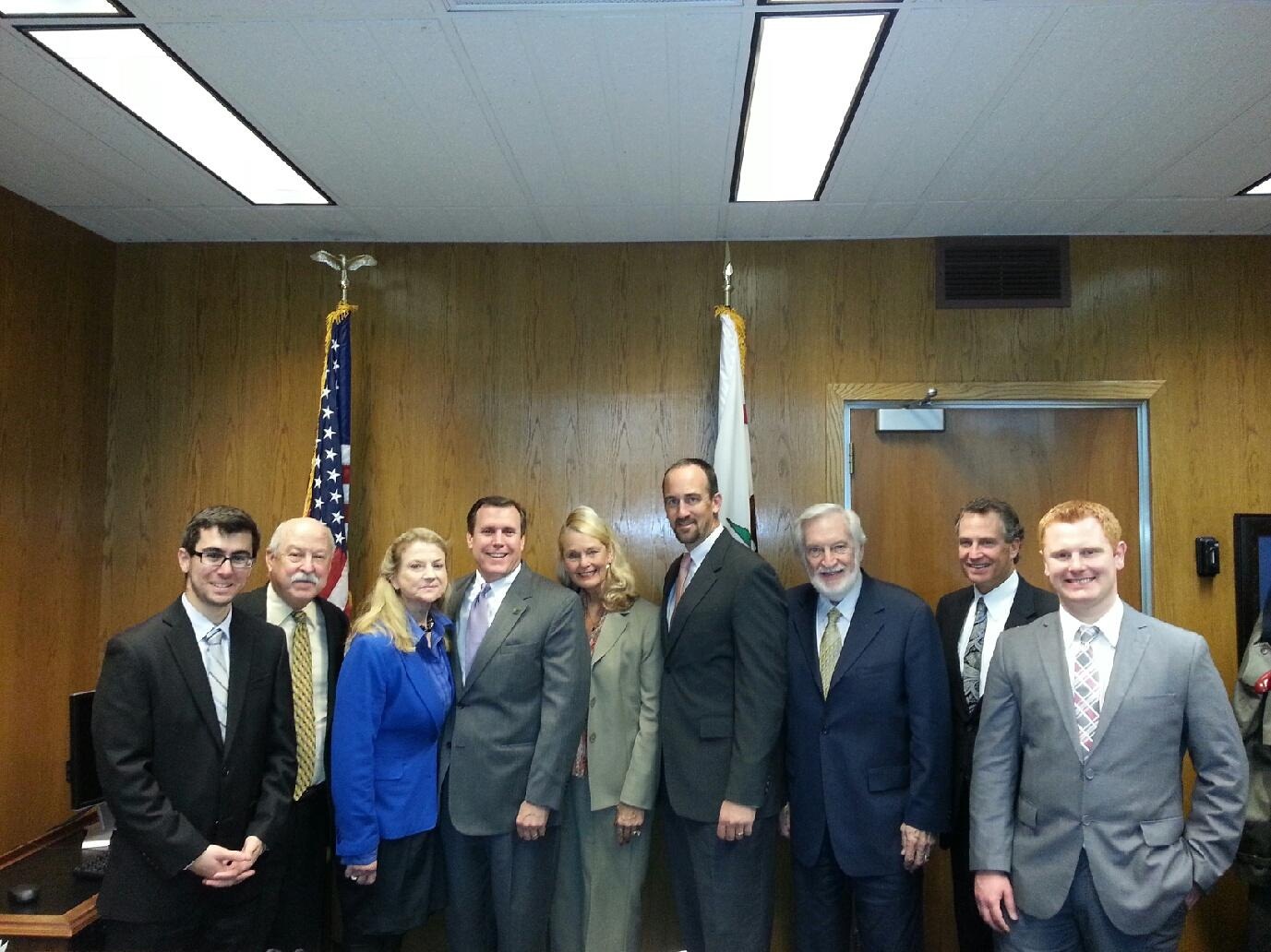 College of the Canyons Board Members Visit Assemblyman Wilk's Capitol Office