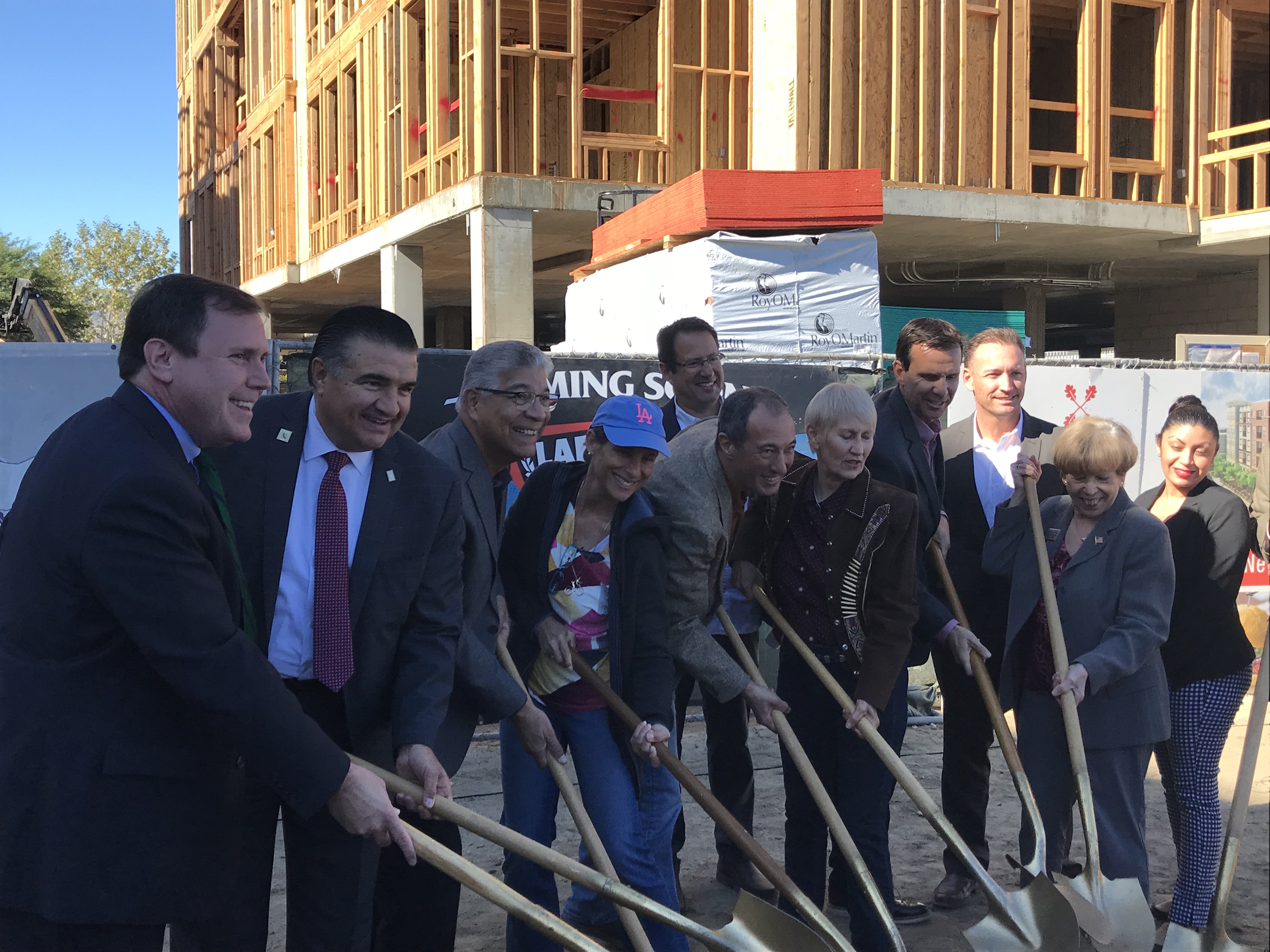 Groundbreaking for a new Laemmle Theater in Newhall
