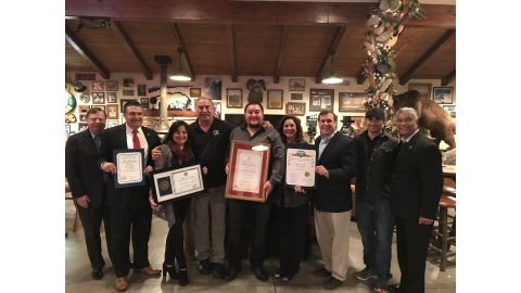 Senator Scott Wilk recognizes Rancho Deluxe Movie Ranch as Small Business of the Month