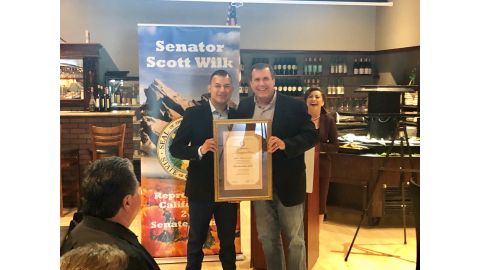 Wilk honors Rio Brazilian Grill as his Small Business of the Month