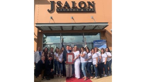 Wilk honors J Salon Studios and Spa as Small Business of the Month