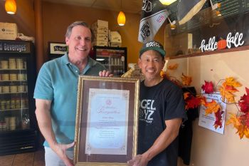 Wilk honors Bagel Boyz as Senate District 21’s Small Business of the Month 