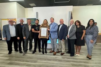 Wilk honors Andrade Mejia Agency as his October Small Business of the Month