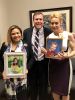 Pictured in the photo are Janet Demeter of Agua Dulce (with a photo of her son Jack), Senator Wilk, Joana Sandoval of Hawthorne (with a photo of her daughter Katelyn Kin). Both women lost their children to DIPG.