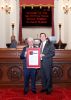 Senator Wilk honors SCV Signal, Publisher Richard Budman on the 100th Anniversary of the Signal